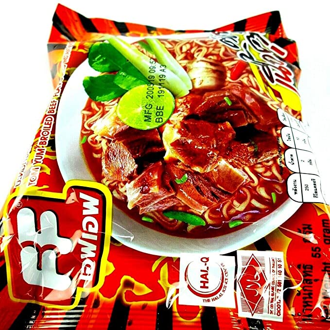 Mì ăn liền chua cay TOM YUM xuất xứ Thái Lan 1 thùng 30 gói 55g