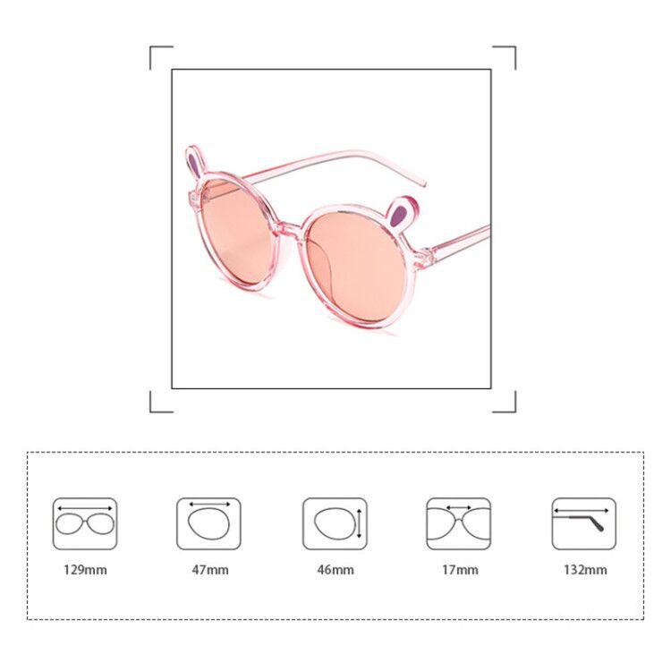 Kính mát phối tai thỏ đáng yêu cho bé