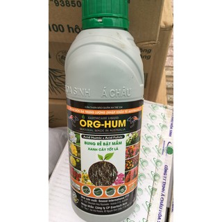 Sản Phẩm ORG HUM 1 LÍT Bổ sung Humic Acid và Fulvic Acid
