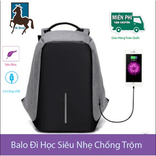 Balo đi học Thời Trang Nam Nữ Cao Cấp.Ba lô Phong Cách Hàn Quốc Có Sạc Điện Thoại, Chống Nước, Siêu Nhẹ
