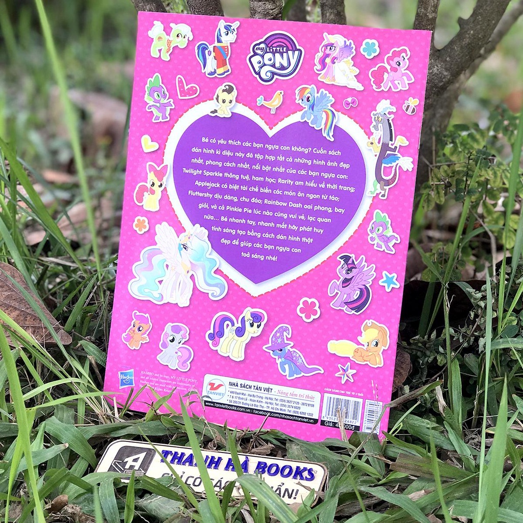Sách - My Little Pony - Bộ Sưu Tập 1000 Đề Can Lấp Lánh - Quyển 2 (2-8 tuổi)