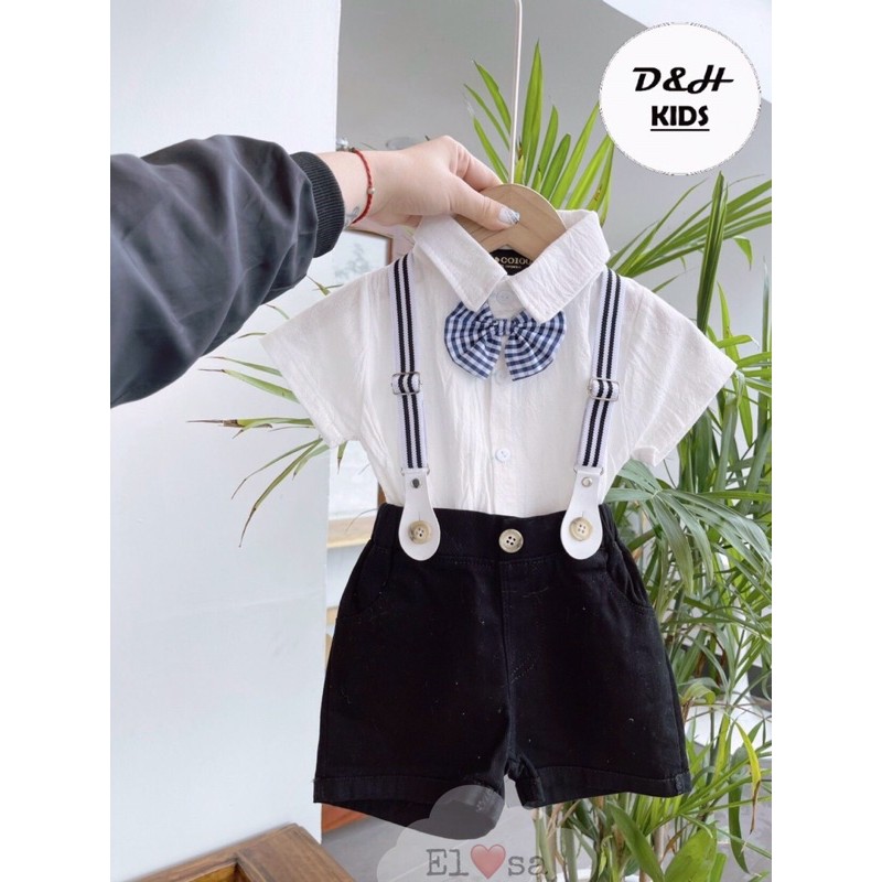 Set yếm đùi bé trai