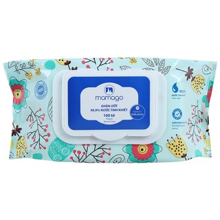 Khăn ướt tinh khiết Mamago 100 tờ