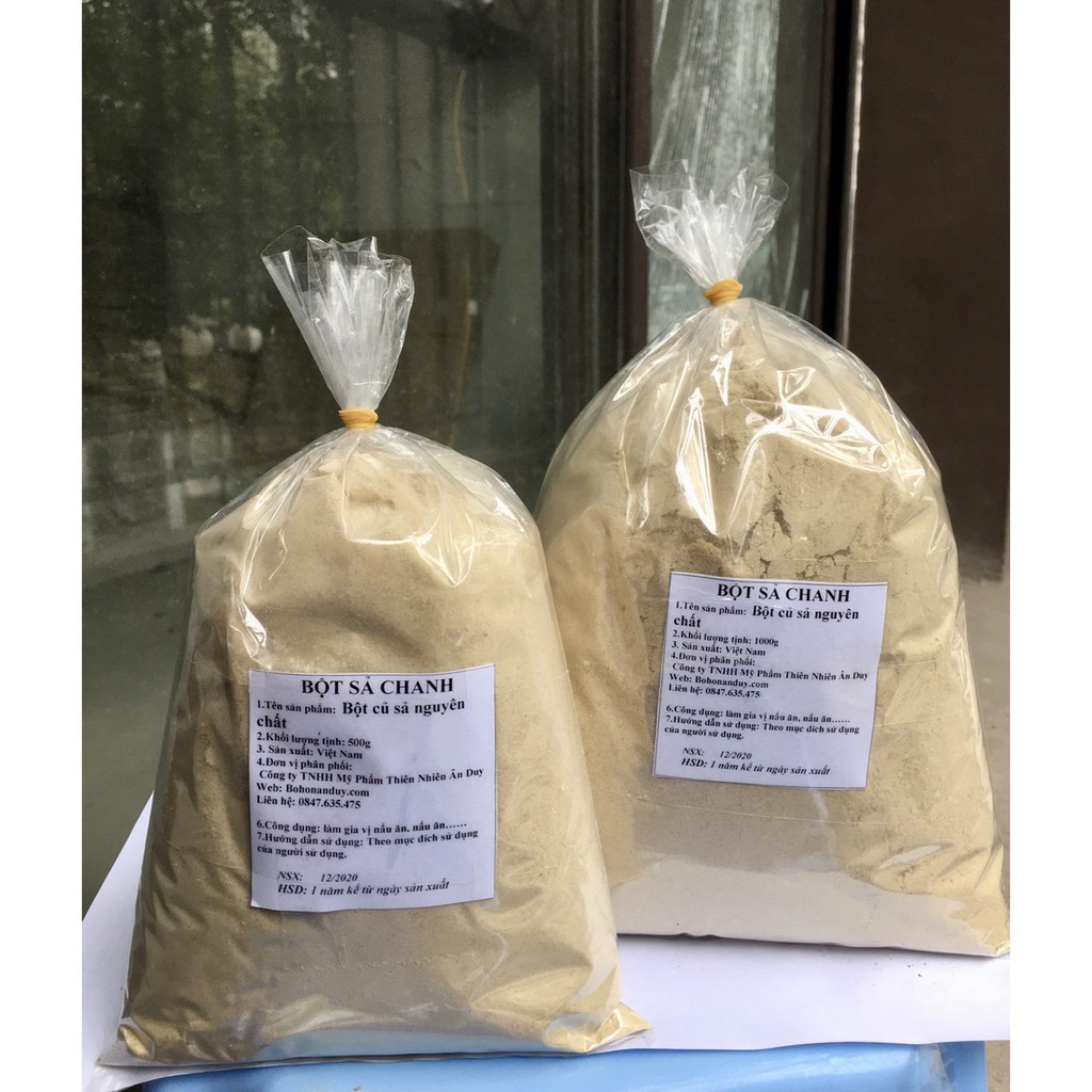 BỘT SẢ NGUYÊN CHẤT 500g