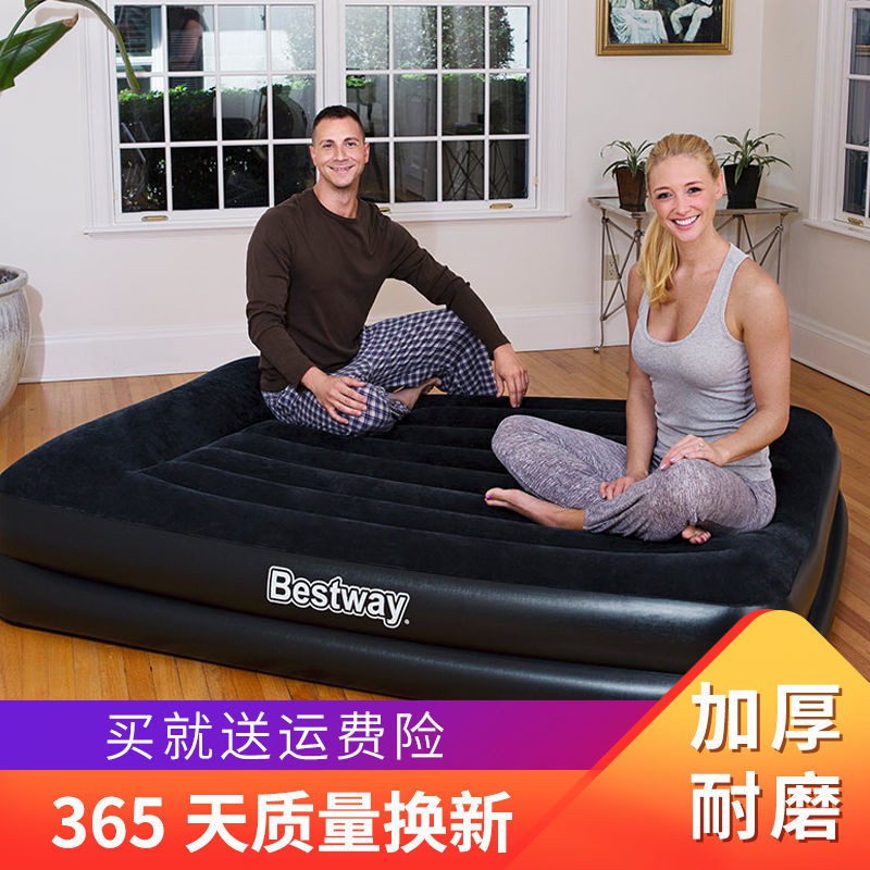 Giường bơm hơi Bestway đôi gia đình nệm gấp sofa dày di động