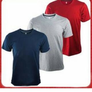 Bộ 3 áo thun nam body cổ tròn cao cấp thoát nhiệt ( xanh, xám, đỏ đô )
