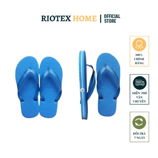 Dép Tông Xốp Xỏ Ngón RIOTEX - 10 Đôi Dùng Cho Khách Sạn, Đủ Size, Màu Xanh, Đen, Trắng