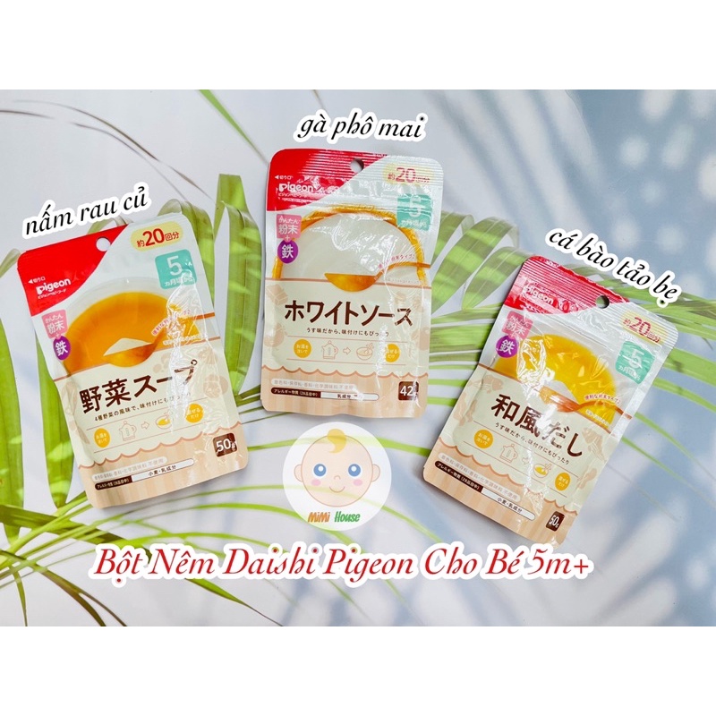 Bột nêm daishi Pigeon cho bé 5m+