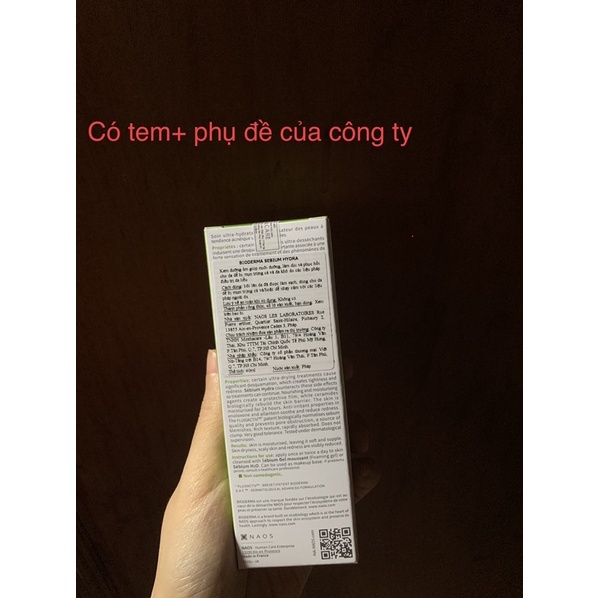 Kem Dưỡng Ẩm Cho Da Dầu, Mụn BIODERMA SEBIUM HYDRA 40ml