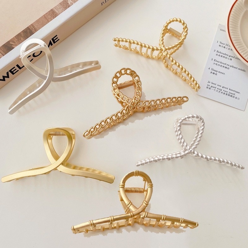 Kẹp Tóc Hình Con Cua Đính Đá Sang Trọng Cho Nữ