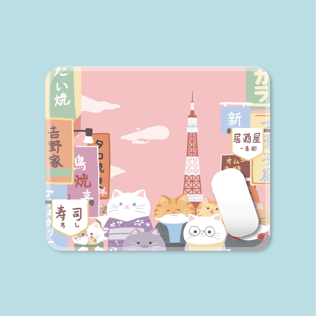 Lót chuột và bàn phím hình chú chó Shiba dễ thương