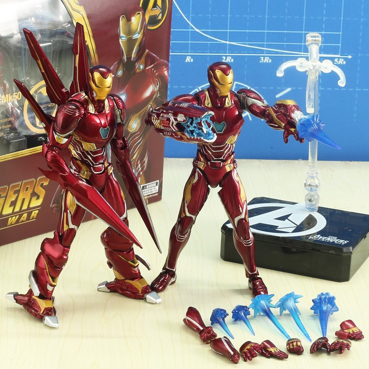 Mô hình Iron Man Mark SHFMK50 Nano - Avenger Infinity War