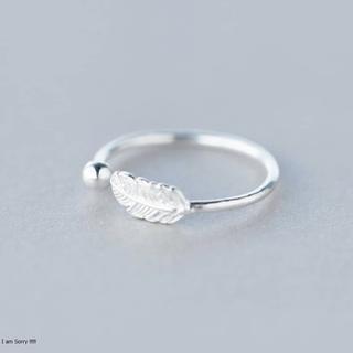 Nhẫn Bạc Nữ S925 - Nhẫn Lông Vũ