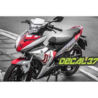 Tem Trùm Exciter 150 Falken đỏ trắng