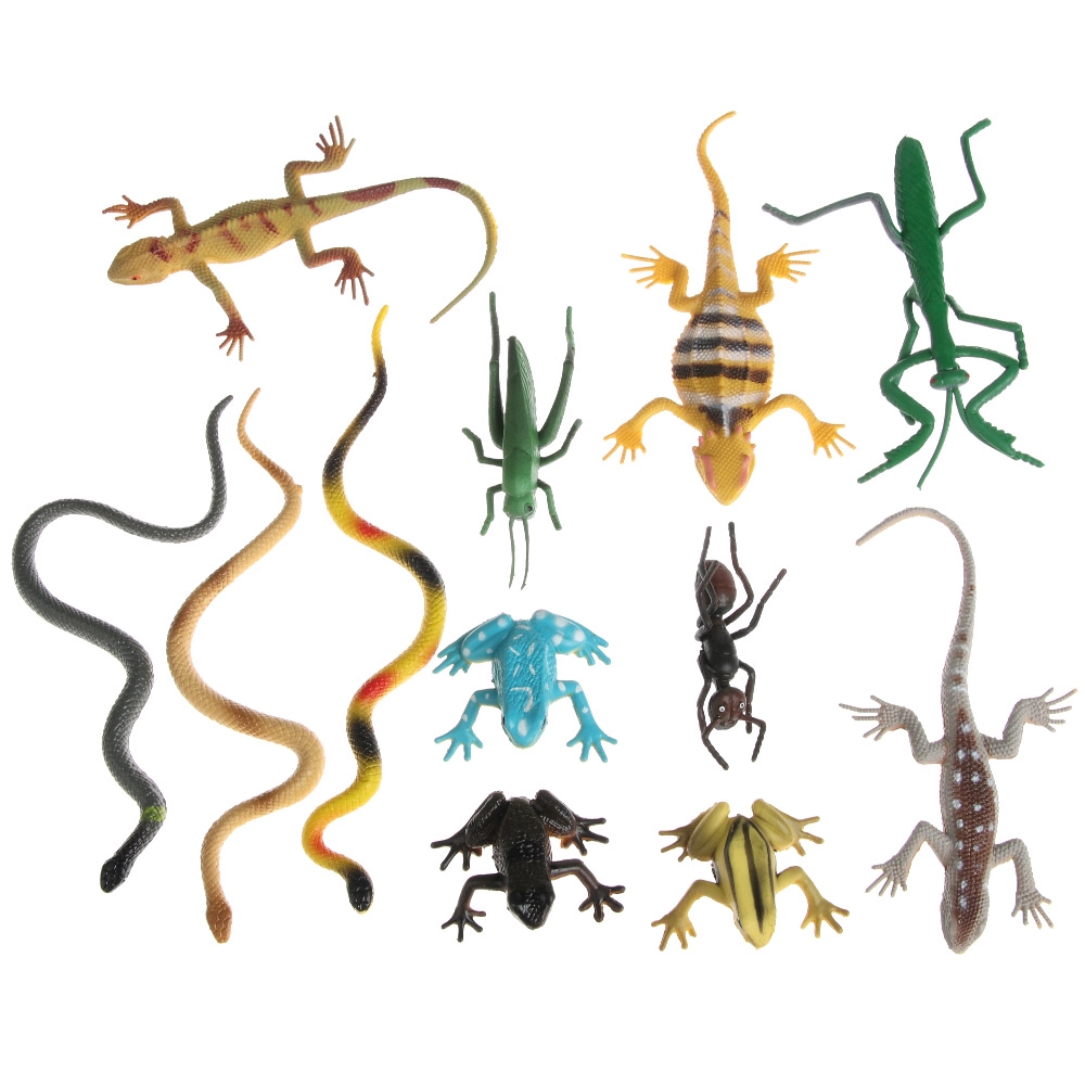 Set 12 Mô Hình Đồ Chơi Các Con Vật Xinh Xắn Dành Cho Các Bé