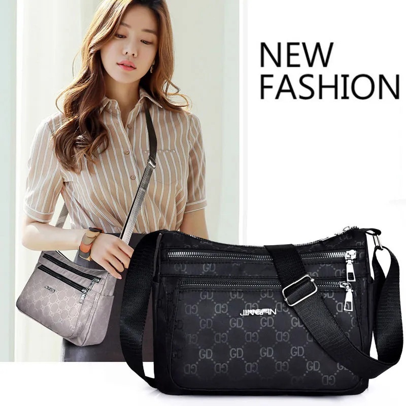 Túi Xách Vải Oxford Nhiều Ngăn Thời Trang Hàn Quốc kf008