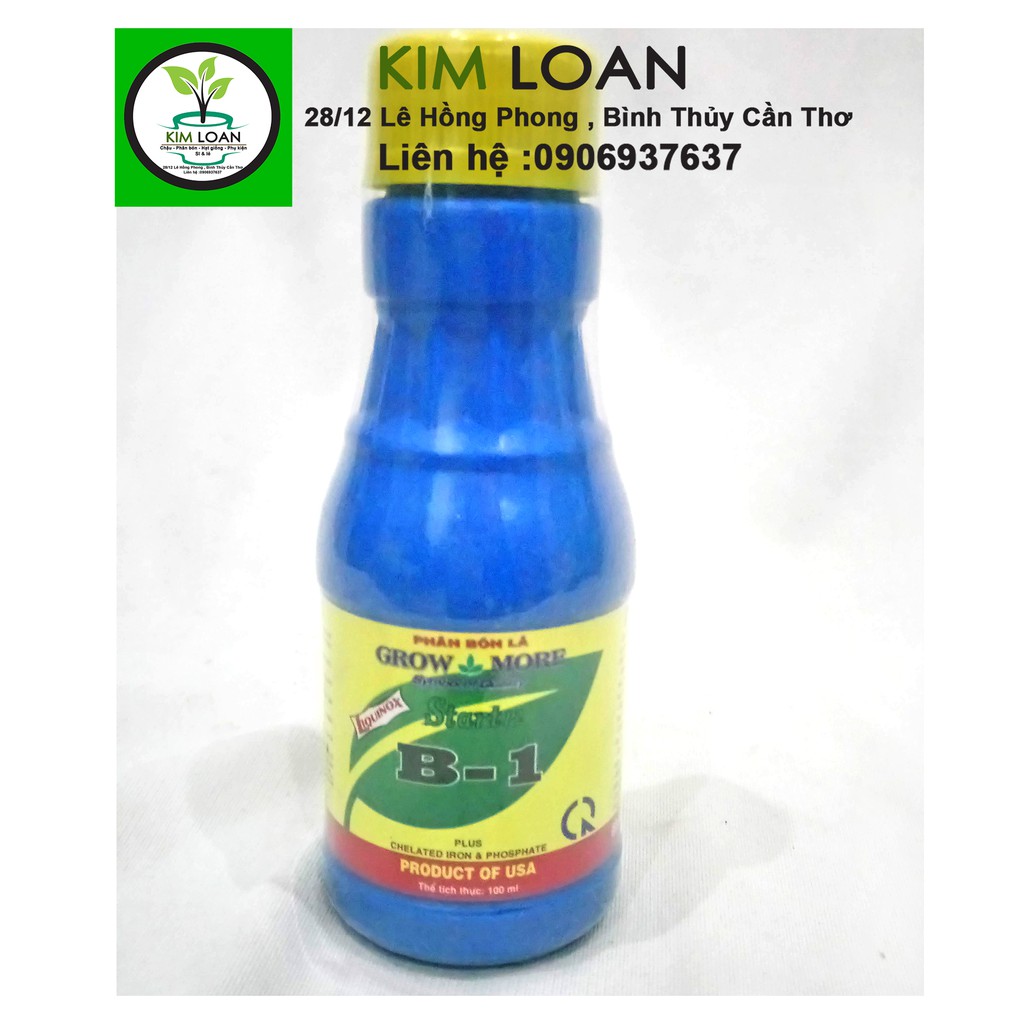 Combo 2 chai phân bón lá Growmore B1 100ml