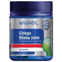 WAGNER GINKGO BILOBA 2000 BỔ NÃO HỘP 100 VIÊN - CHUẨN ÚC