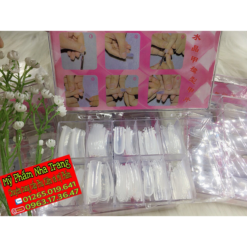 Móng úp đắp gel gôm