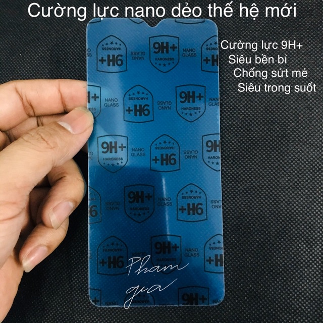 Dán cường lực oppo a91 a31 dẻo nano siêu trong, siêu bền, chống sứt mẻ trọn đời