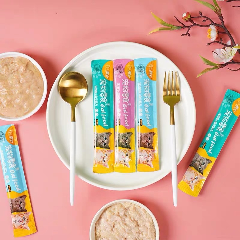 1 thanh súp thưởng Catfood Liebao cho mèo 🐈
