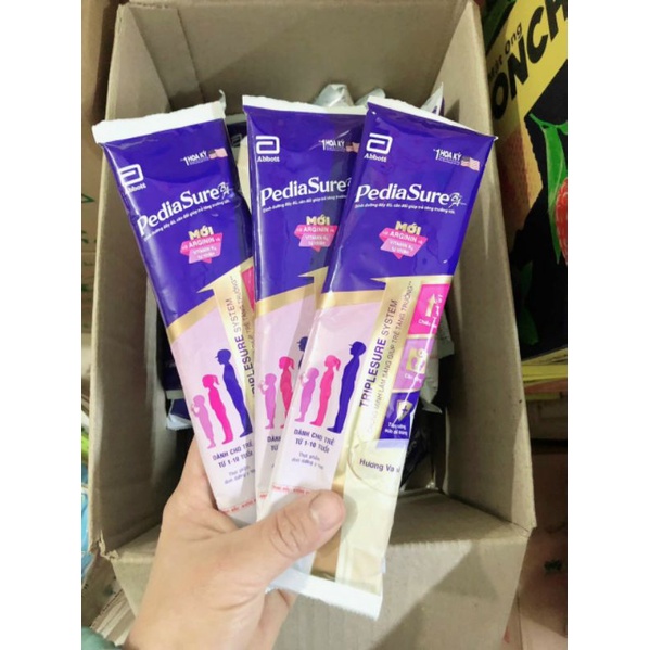 Sữa PediaSure dạng gói 48,6g siêu tiết kiệm và tiện lợi, hương vani
