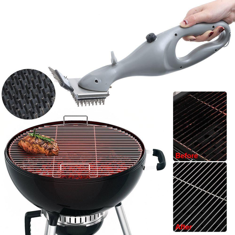 Cọ Vệ Sinh Vỉ Nướng Bbq Bằng Than Tre Cách Nhiệt Tiện Dụng Cho Gia Đình / Sân Vườn