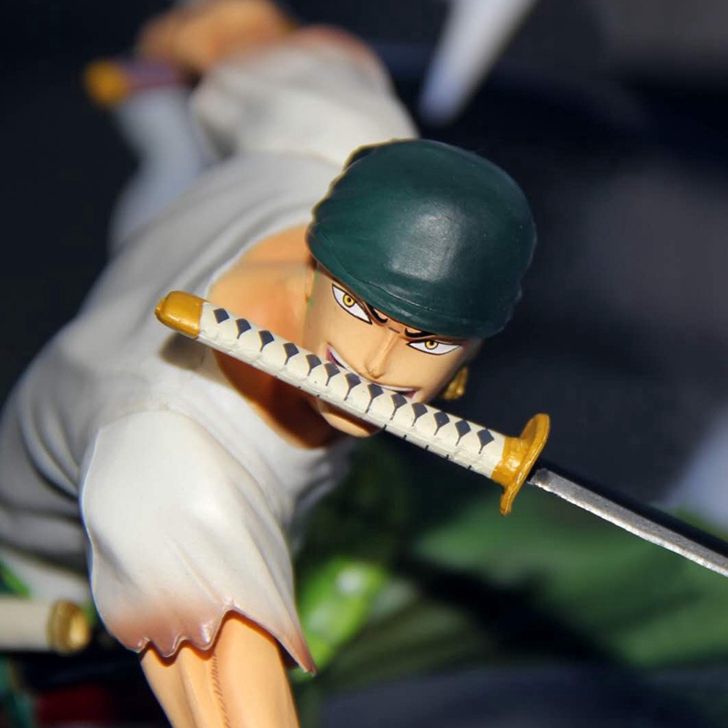 Mô hình Figure One piece Roronoa Zoro Thợ săn Hải tặc Tam kiếm phái Cực đẹp Cỡ lớn - Kunder