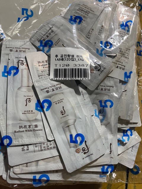 10 gói date 2026 - Tinh dầu sáng da Đông Y Whoo Radiant Whitening Essence