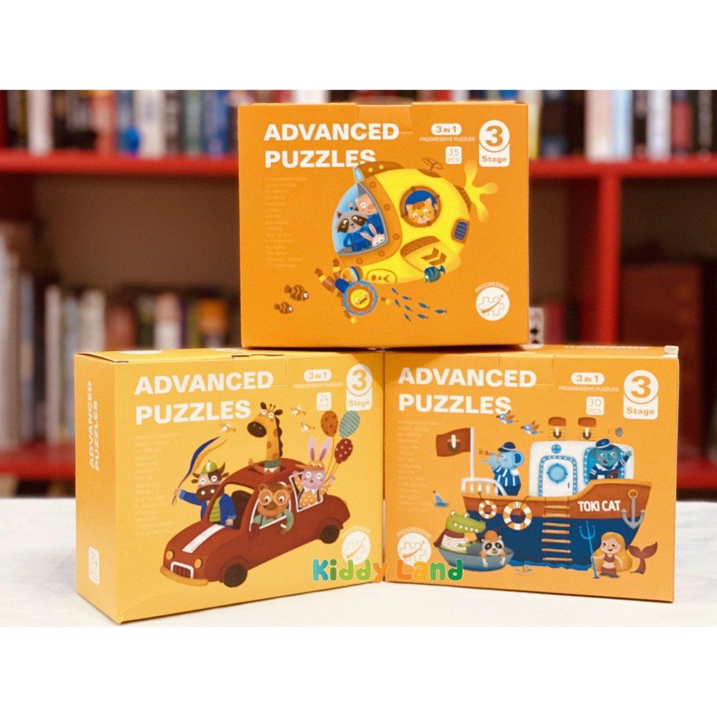 Bộ xếp hình Nâng Cao Advanced Puzzles 7 Cấp Độ