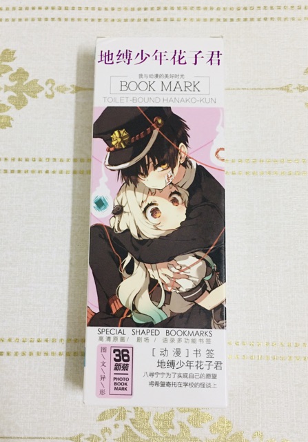 Bộ 36 ảnh bookmark jibaku shounen hanako-kun , đáng dấu trang hanako -kun