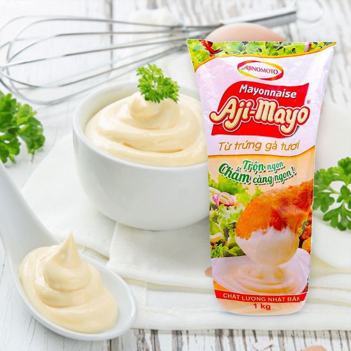 1KG SỐT MAYONNAISE AJI-MAYO NGỌT DỊU, BÉO NGẬY. 1KG - 260GR - 130GR