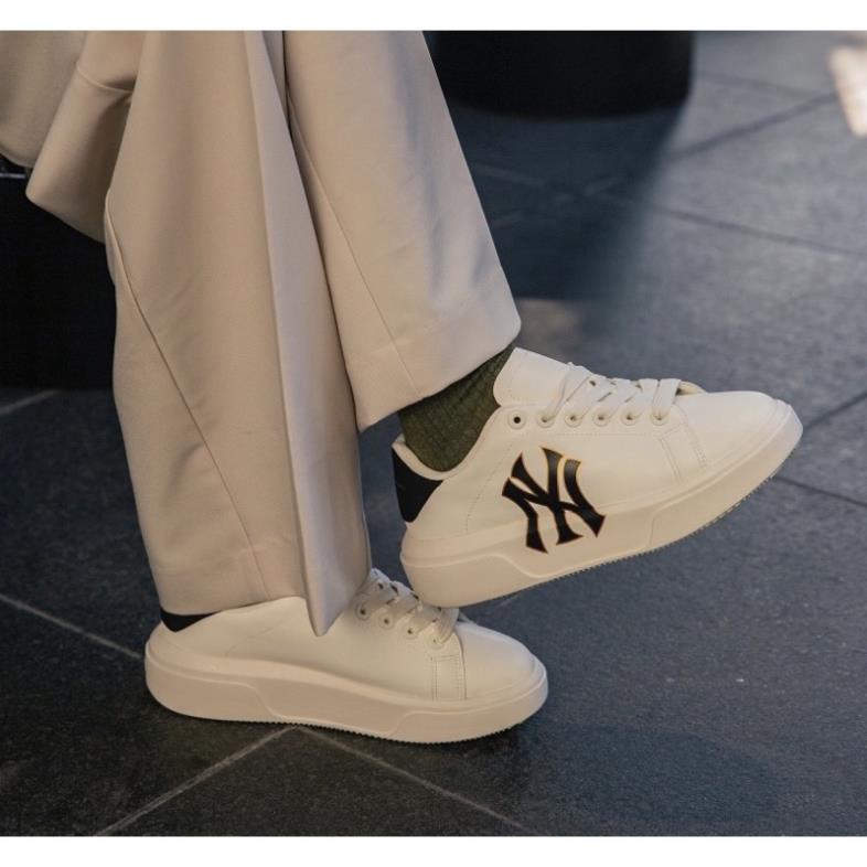 Giày thể thao MC queen đen trắng nam nữ Giầy sneaker MLB cổ thấp bản mới Hot Trend
