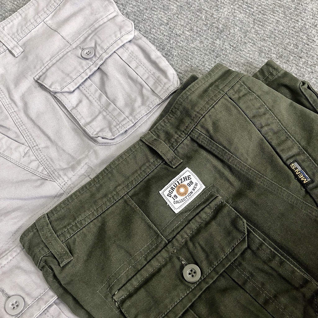 Quần Short Nam Kaki Túi Hộp Đẹp Phong Cách Và Cá Tính Alyly