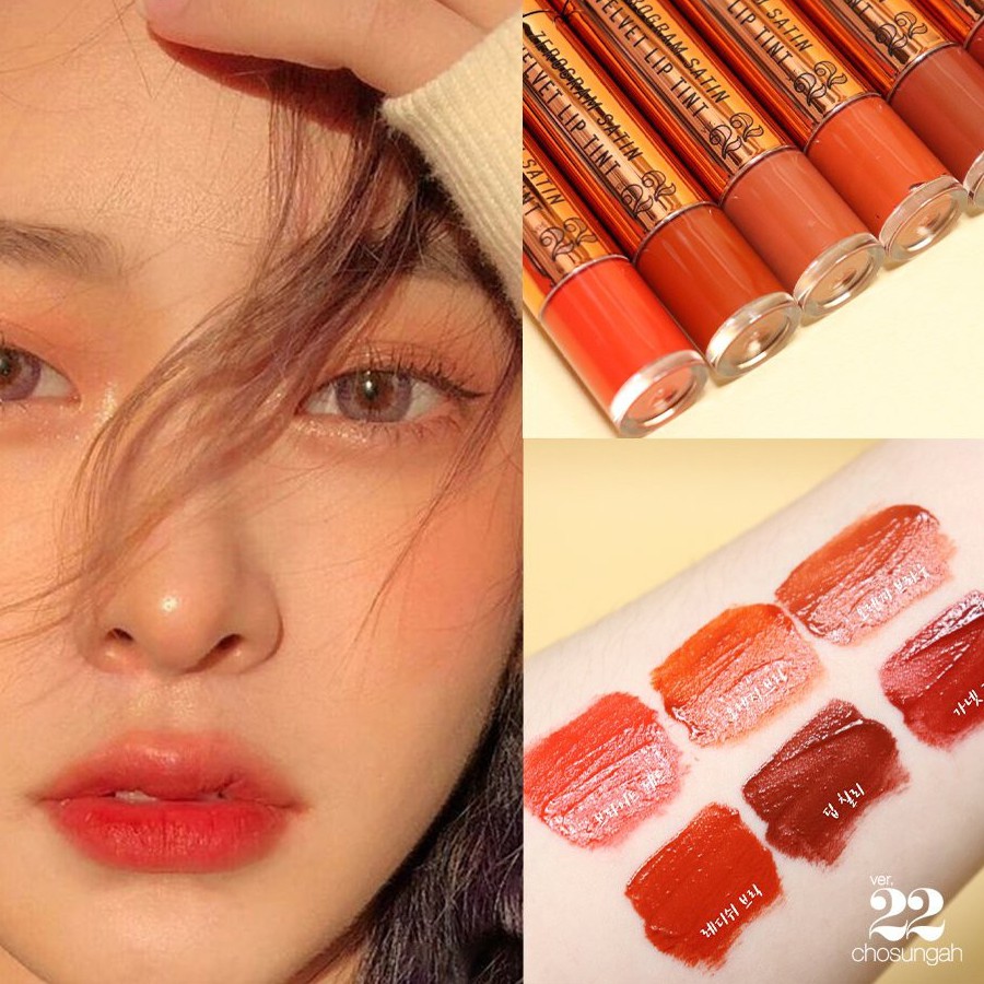 Son Kem Lì Chosungah22 Zerogram Satin Velvet Lip Tint Ver22