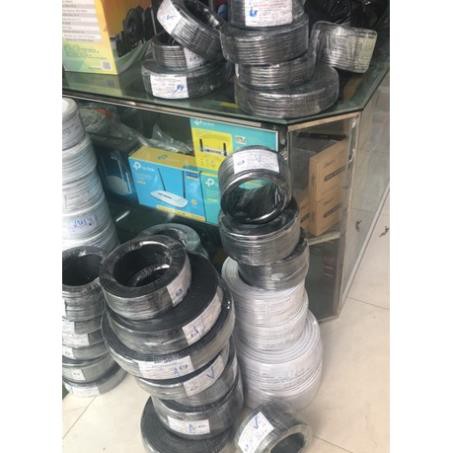Hot  Dây mạng 4 lõi đồng có gia cường lẻ  đi ngoài trời khuyến mãi bấm sẵn 2 đầu cáp  hàng công ty