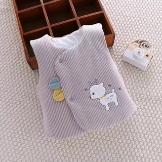 Áo gile lót bông ấm cho bé