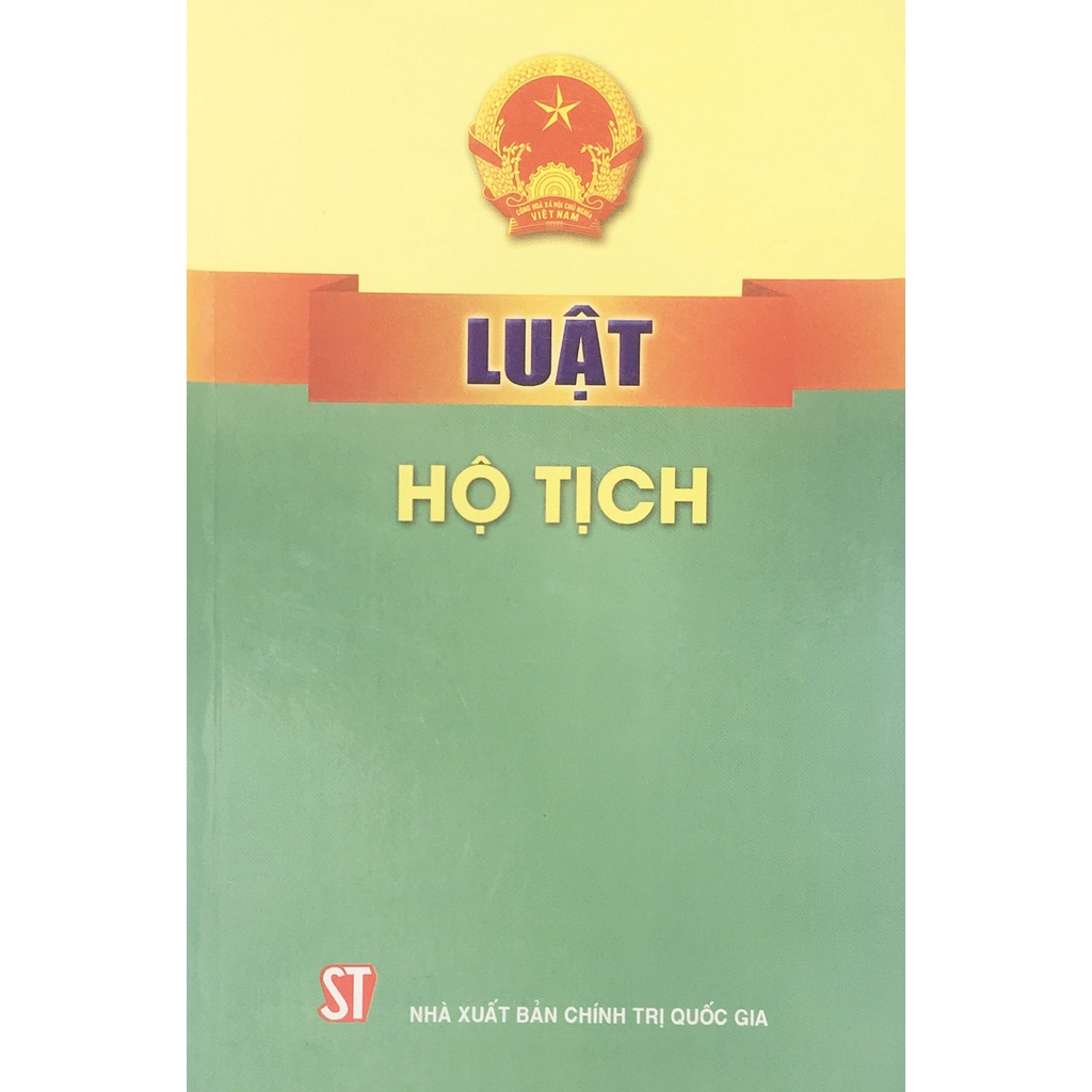 Sách - Luật hộ tịch (CT)