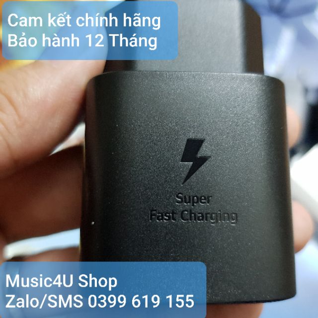 Củ sạc siêu nhanh EP-TA800 25W USB Type C cho Samsung S20 S21 S22 Note 10 Note 20 Plus Tuấn Hà Store