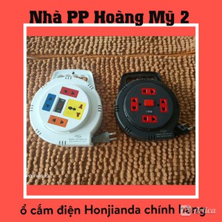 Ổ cắm điện tròn xoay tay Honjianda Dây 5m/10m - chính hãng