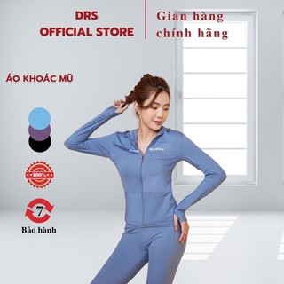 Áo khoác thể thao DRN45 , áo tập khoác nhẹ có mũ năng động DRS, với thiết kế khóa kéo tiện lợi, gọn gàng, tôn dáng