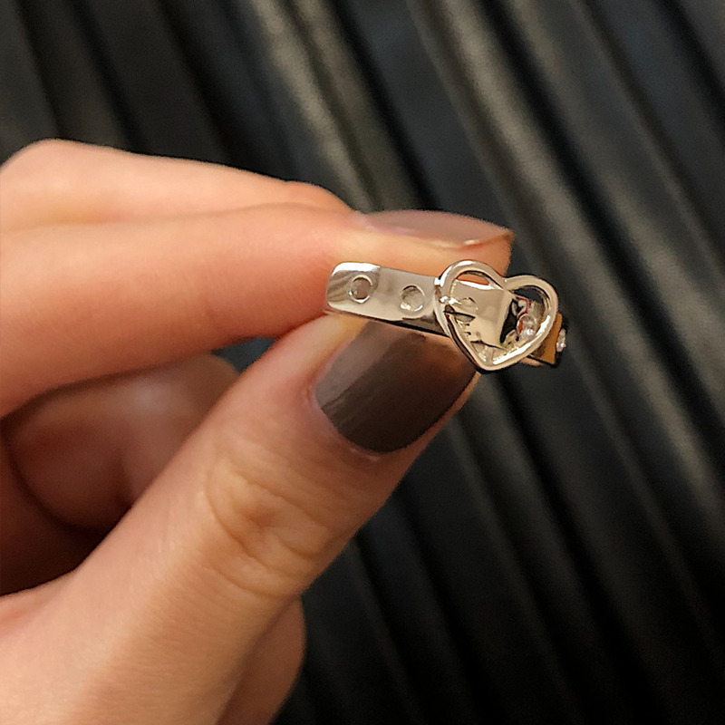 Nhẫn Đeo Ngón Tay Kiểu Hip-Hop Đơn Giản Dễ Phối Đồ 19769