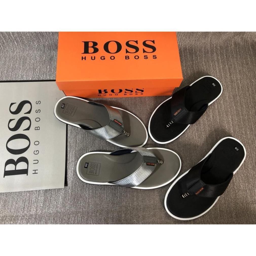 Dép xỏ ngón nam Boss phối viền trắng cao cấp cực đẹp