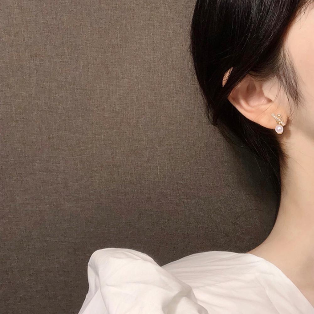 Bông Tai Mạ Bạc 925 Kiểu Dáng Thanh Lịch Thời Trang|Kim Làm Trang Sức Chuyên Dụng Chất Lượng