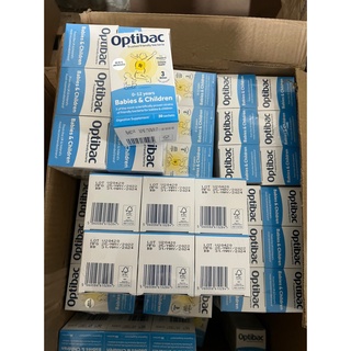 Men vi sinh Optibac Babies & children-bổ sung men vi sinh & chất xơ, vitamin D cho trẻ em từ 0 -12 tuổi, hộp 30 gói