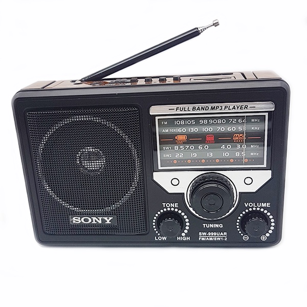 Combo Đài Radio Sony SW-888/999 UAR + Tai Nghe Cho Điện Thoại Samsung J7 Pro