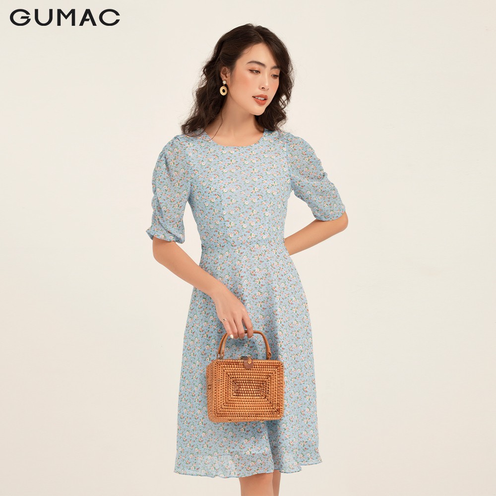 Đầm nữ ôm body GUMAC tay ngắn dễ thương, đủ màu đủ size DB1135 | BigBuy360 - bigbuy360.vn