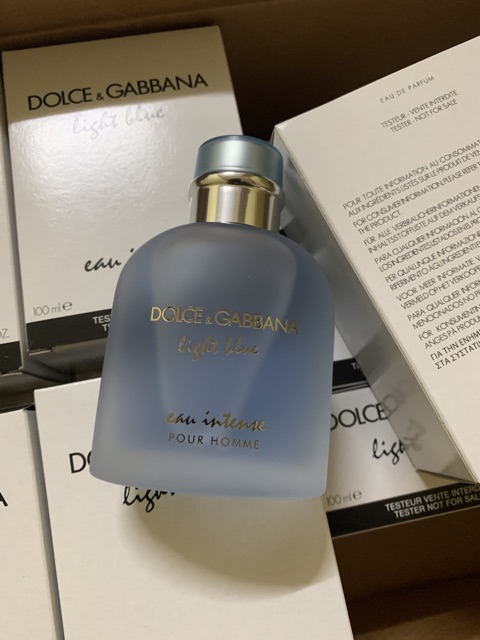 Nước hoa tester D&G light blue eau intense pour homme 100ml (như hình) | BigBuy360 - bigbuy360.vn