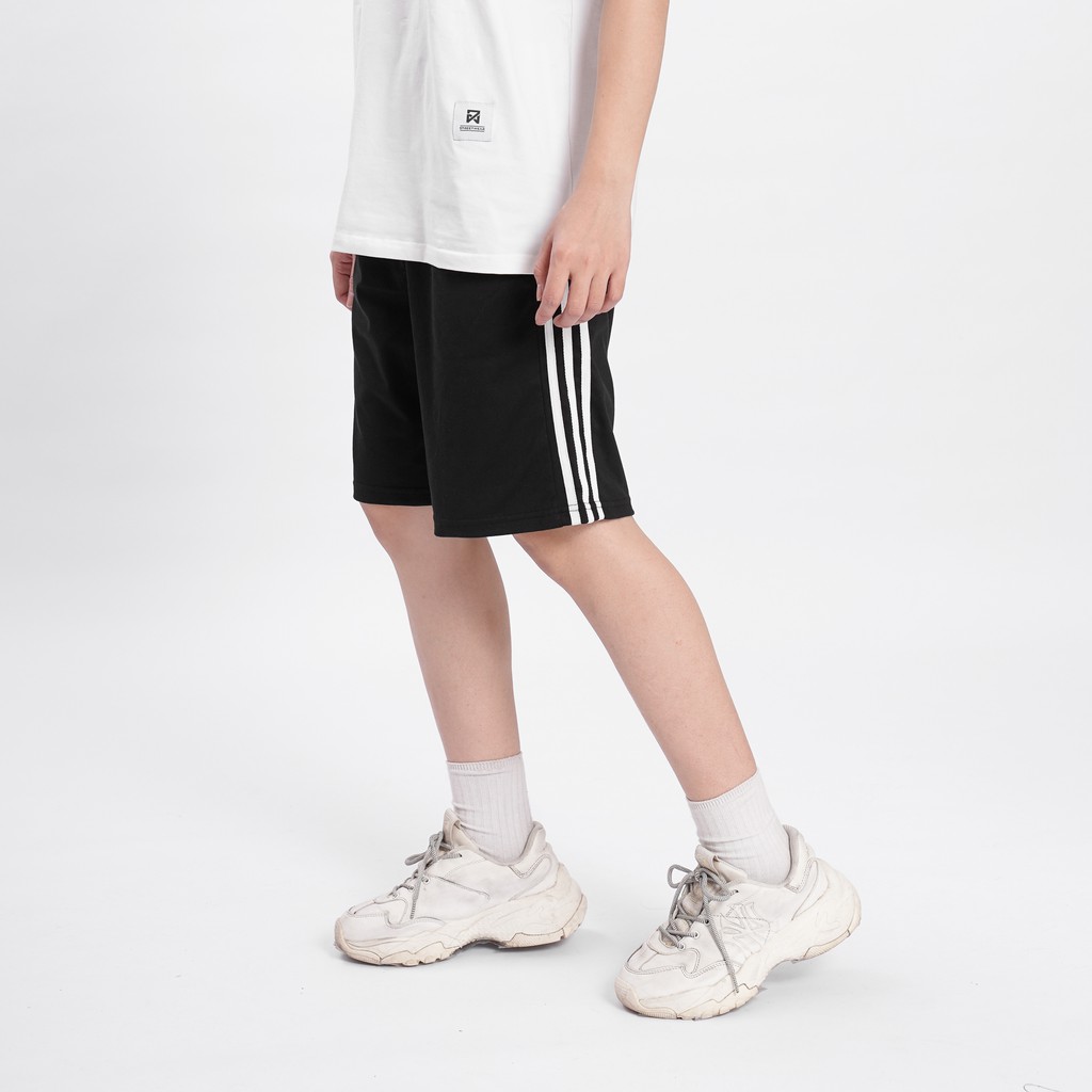 Quần Short Đùi 3 Sọc unisex N7 thể thao basic nam nữ oversize phong cách đường phố Hàn Quốc Ulzzang | WebRaoVat - webraovat.net.vn