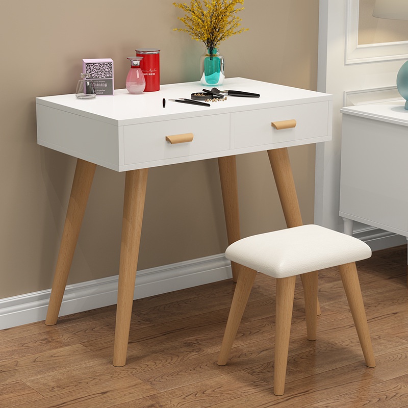 Ghế ngồi bàn trang điểm/bàn phấn IGA màu Trắng sang trọng GC08